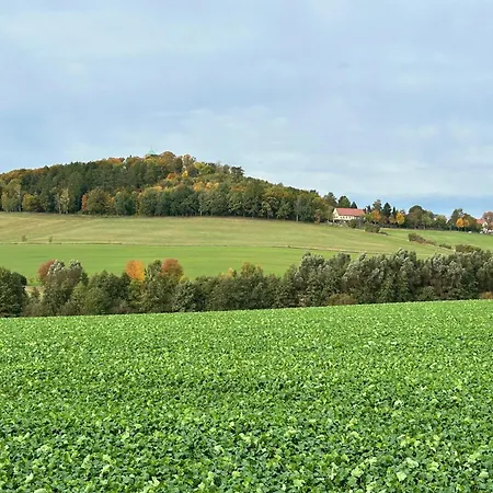 Schlossblick Und Komfort In Stolpen, Cleaning Included *